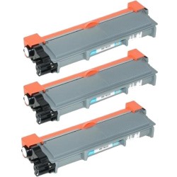 Toner équivalent à Brother TN2310 Pack de 3 Noir