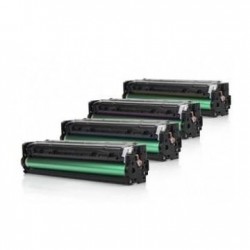 Toner équivalent à HP 131X/131A Pack de 4 4 Couleurs