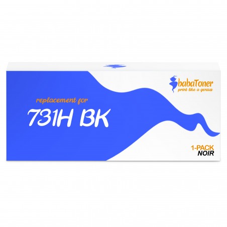 Cartouche toner compatible Canon 731H BK Noir