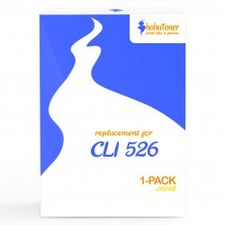 Cartouche Jaune compatible Canon CLI 526 Y