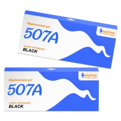 Toner équivalent à HP 507A Pack de 2 Noir