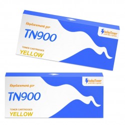 Toner équivalent à Brother TN-900Y 2PK Pack de 2 Jaune