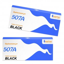 Toner équivalent à HP 507A Pack de 2 Noir