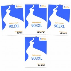 Pack de 4 HP 903XL cartouches d'encre compatibles