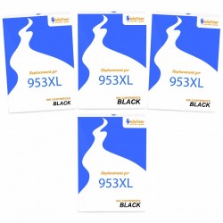 Pack de 4 HP 953XL cartouches d'encre compatibles