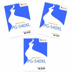 Pack de 3 Canon PG-540XL CL-541XL cartouches d'encre compatibles