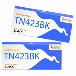 Pack de 2 Brother compatible TN423BK