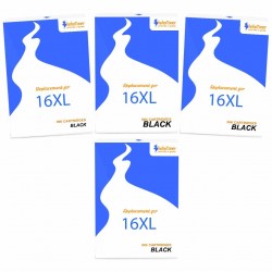 Pack de 4 encres C13T16814012 16XL compatibles Epson